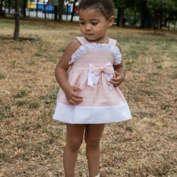 Naxos SS26 Girls Pink Dress 7734 Naxos SS26 Girls Pink Dress 7734