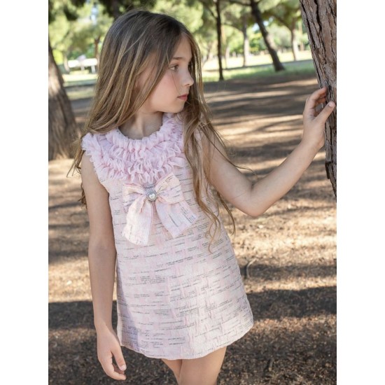 Naxos SS26 Girls Pink Dress 7737