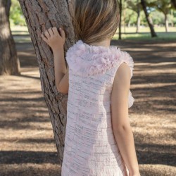Naxos SS26 Girls Pink Dress 7737 Naxos SS26 Girls Pink Dress 7737