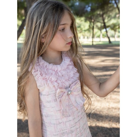 Naxos SS26 Girls Pink Dress 7737