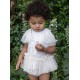 Naxos SS26 Girls White Dress and Pants Set 7711