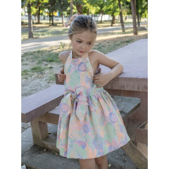 Naxos SS26 Girls Multicolour Dress 7745
