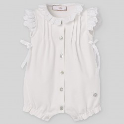 Paz SS26 Cream  Bow Romper - 193403