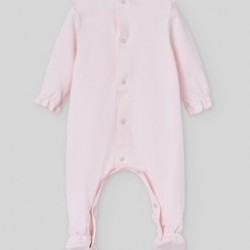 Paz SS26 Pink All in one baby grow  - 193407