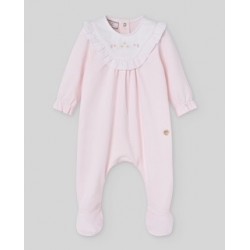 Paz SS26 Pink All in one baby grow - 193407 Paz SS26 Pink All in one baby grow - 193407