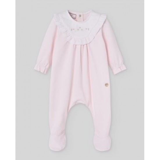 Paz SS26 Pink All in one baby grow  - 193407