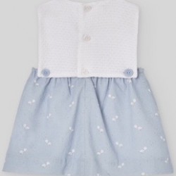 Paz SS26 Blue and White Dress 123420