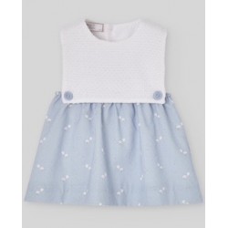 Paz SS26 Blue and White Dress 123420