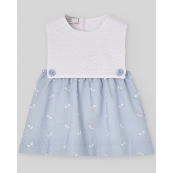 Paz SS26 Blue and White Dress 123420