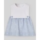 Paz SS26 Blue and White Dress 123420