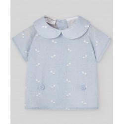 Paz SS26 Blue and White Short Set 153425