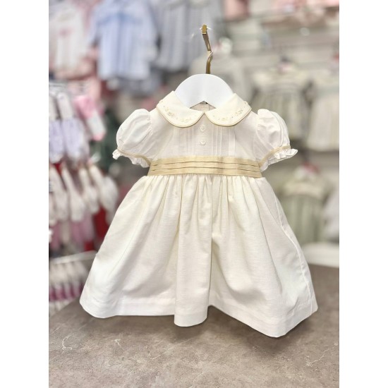 Pretty Originals SS26 Girls Ivory/Champagne Dress BD02399E