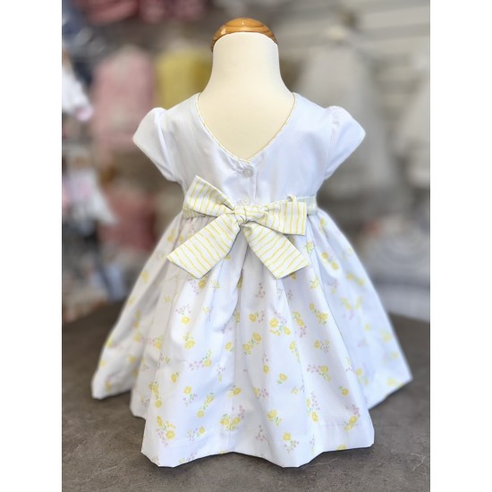 Pretty Originals SS26 Girls Yellow Floral Print Dress BD02388 Pretty Originals SS26 Girls Yellow Floral Print Dress BD02388