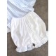 Pretty Originals SS26 Girls Pale Blue striped Dress With Pants and headband BD02372