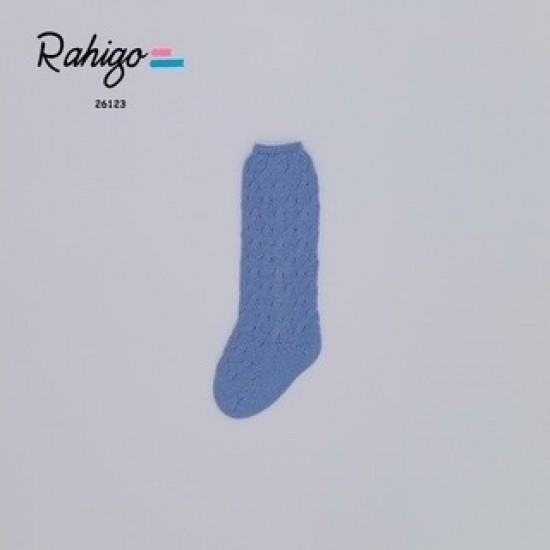 Rahigo SS26 Sky Blue and white socks 26123