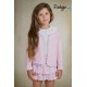 Rahigo SS26 Baby Pink 3 pc set Skirt, Blouse, Cardigan 261117