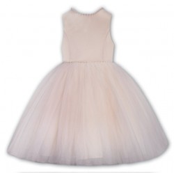 Sarah Louise SS26 070139AA Girls Peach Ballerina Dress