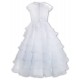 Sarah Louise White Ceremonial Ankle Length Dress 090071