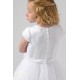 Sarah Louise White Ceremonial Ankle Length Dress 090062