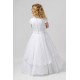 Sarah Louise White Ceremonial Ankle Length Dress 090062