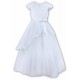 Sarah Louise White Ceremonial Ankle Length Dress 090062