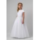 Sarah Louise White Ceremonial Ankle Length Dress 090032
