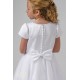 Sarah Louise White Ceremonial Ankle Length Dress 090032