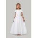 Sarah Louise White Ceremonial Ankle Length Dress 090032