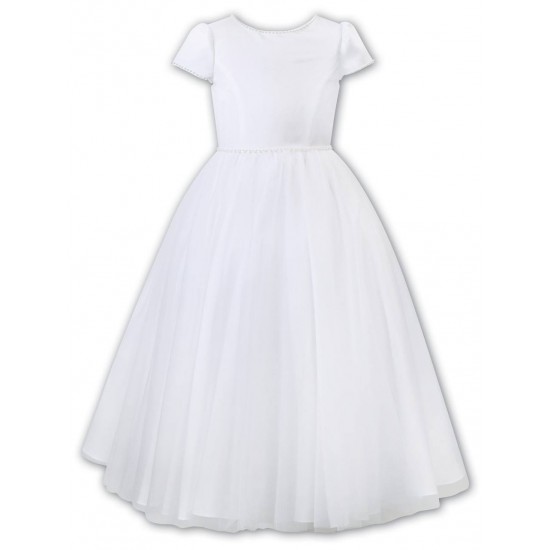 Sarah Louise White Ceremonial Ankle Length Dress 090032