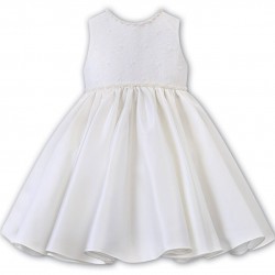 Sarah Louise Ivory Ceremonial Sleeveless Ballerina Dress 070118 Sarah Louise Ivory Ceremonial Sleeveless Ballerina Dress 070118