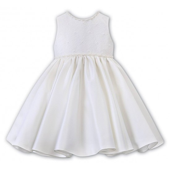 Sarah Louise Ivory Ceremonial Sleeveless Ballerina Dress 070118
