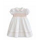 Sarah Louise white/peach dress Sarah Louise white/peach dress