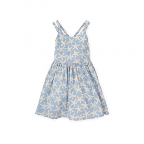 Tutto Piccolo SS26 Girls Porcelain Dress 3210S26 Tutto Piccolo SS26 Girls Porcelain Dress 3210S26