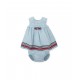 Tutto Piccolo SS26 Girls Porcelain Dress and Pants Set 1230S26