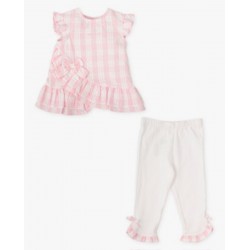 Tutto Piccolo SS26 Girls Pink 2 Pieces set 2736S26