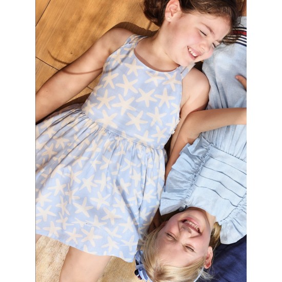 Tutto Piccolo SS26 Girls Porcelain Dress 3210S26 Tutto Piccolo SS26 Girls Porcelain Dress 3210S26