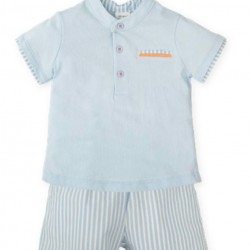 Tutto Piccolo SS26 Boys Porcelain 2 Pieces set 2707S26