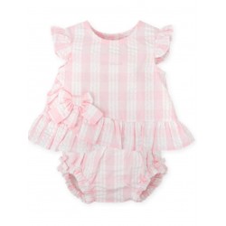 Tutto Piccolo SS26 Girls Pink 2 Pieces set 2723S26 Tutto Piccolo SS26 Girls Pink 2 Pieces set 2723S26