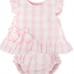 Tutto Piccolo SS26 Girls Pink 2 Pieces set 2723S26 Tutto Piccolo SS26 Girls Pink 2 Pieces set 2723S26