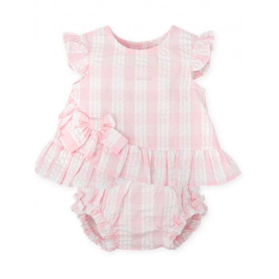 Tutto Piccolo SS26 Girls Pink 2 Pieces set 2723S26