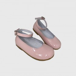 Pretty Originals Pink Ankle Strap and Diamanté Buckle Shoe UE05438D