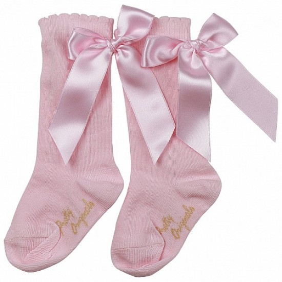 Pretty Originals Pink Ribbon Knee High Socks